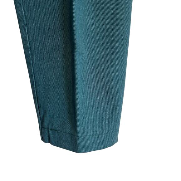 Vintage Forest Green Denim Vest Jeans Set Womens Sz Medium High Waist Corduroy - Picture 15 of 16